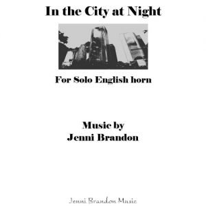 In the City at Night for Solo English Horn