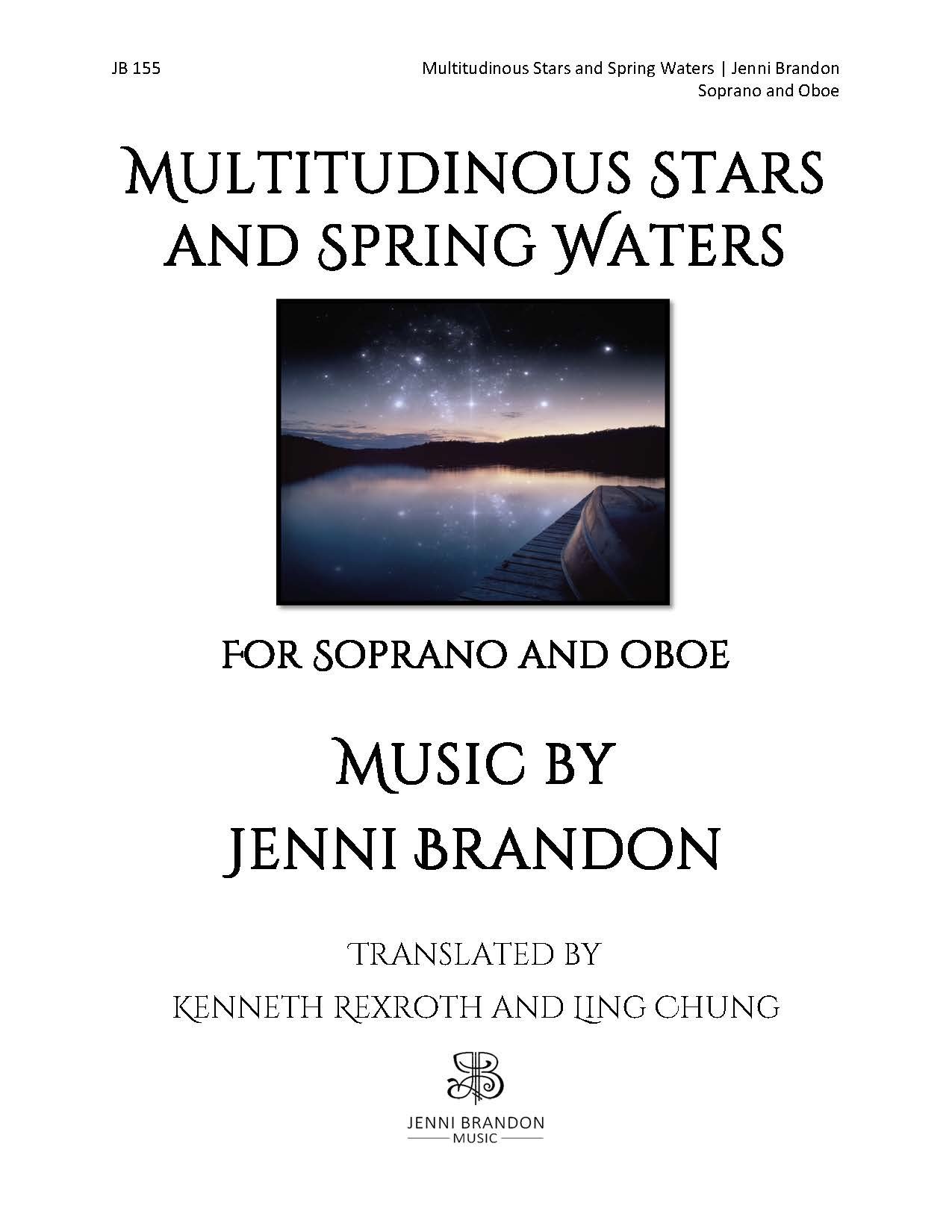 Multitudinous Stars and Spring Waters for Soprano and Oboe