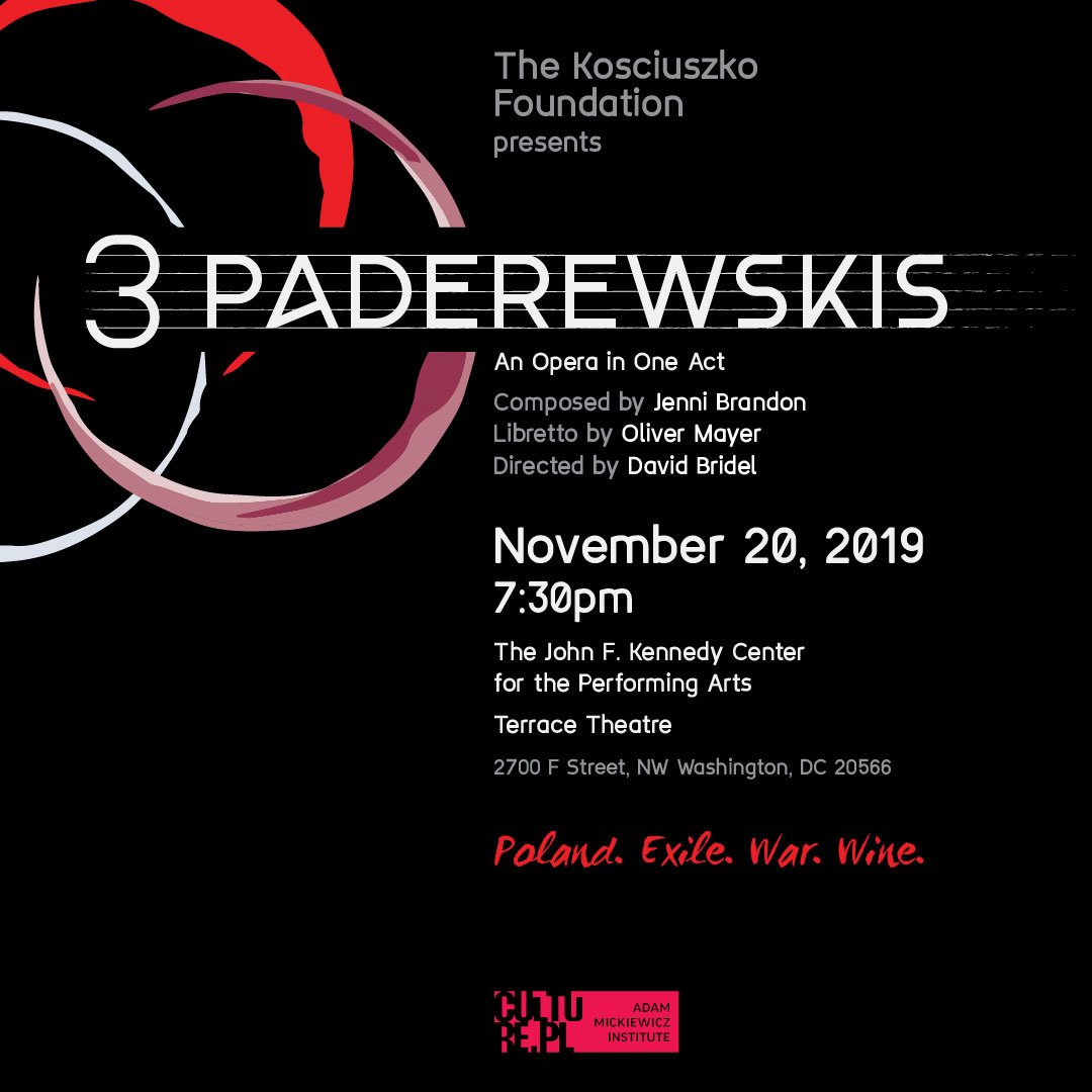 Kennedy Center Performance of 3 Paderewskis by Jenni Brandon