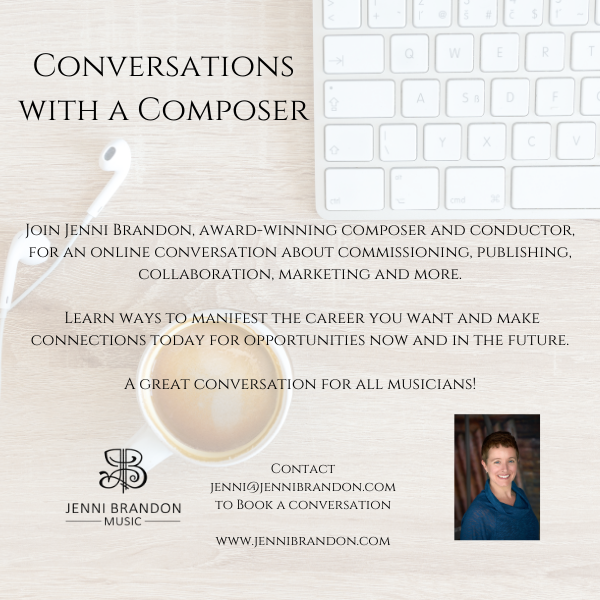 Conversations with a Composer – Booking now for 2021