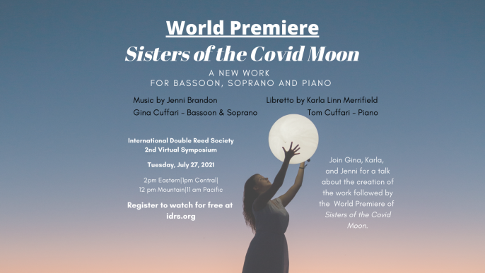 Premier of the Sisters of the Covid Moon, by Jenni Brandon, Performed at The International Double Reed Society Symposium