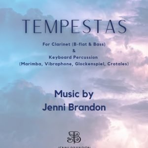 Tempestas for Clarinets (B-flat and Bass) and Keyboard Percussion