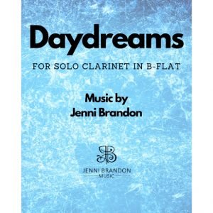 Daydreams for solo Clarinet in B-flat
